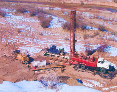 Extraction Well in Canadian River